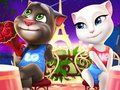 Spil Talking Tom og Angela Farvelægning  online
