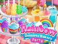 Spil Rainbow Desserts Bageri Party online