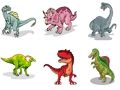 Spil Dino kort  online