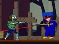 Spil Huggy Wuggy vs zombier  online