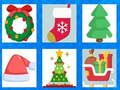Spil Julepuslespil for børn  online