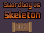 Spil Swordboy vs skelet  online