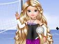 Spil Barbie volleyball kjole  online