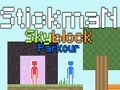 Spil Stickman Skyblock Parkour online
