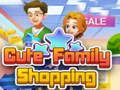 Spil Sød familie shopping  online