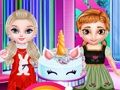 Spil Lille Prinsesse Unicorn kage  online