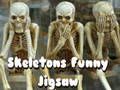 Spil Skeletter Funny Jigsaw  online
