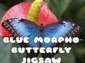 Spil Blå Morpho Butterfly stiksav  online