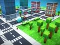 Spil Pixel City Runner 3D online