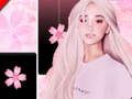 Spil Ariana Grande klaverfliser Pink, musik og magi  online
