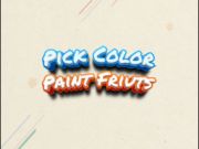 Spil Vælg Farve Paint Frugter  online