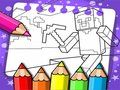 Spil Minecraft malebog  online