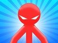 Spil Red Stickman vs Monster School online