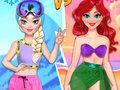 Spil Kamp om sommer vs vinter prinsesser  online
