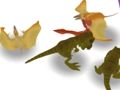 Spil Dinosaurer smelter sammen og kæmper  online