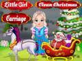 Spil Lille pige ren julevogn  online