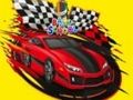 Spil Tilbage til skolen: Race Car Malebog  online