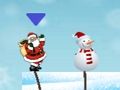 Spil Santa Snowman Jump online