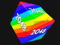 Spil Kuber 2048 3D med tal  online