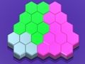 Spil Hexagon puslespil blokke  online