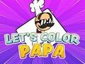 Spil Lad os farve papa  online