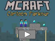 Spil Mcraft tegnefilm Parkour  online