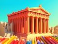Spil Malebog: Parthenon Temple  online