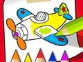 Spil Malebog: Cute Plane  online