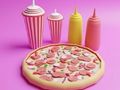 Spil Malebog: Pizza  online
