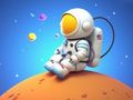 Spil Malebog: Spaceman Sitting  online