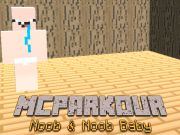 Spil MC Parkour noob og noob baby online