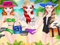Spil Moderigtigt strandbadedragt til piger  online