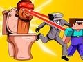 Spil Skibidi Toilet og Nubik Survivors  online