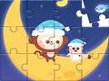 Spil Jigsaw Puzzle: Monkey With Moon online
