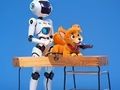 Spil Malebog: Robot og hund  online