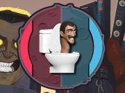 Spil Skibidi toilet pong online
