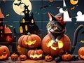 Spil Jigsaw -puslespil: Halloween Cat online