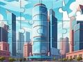 Spil Jigsaw Puzzle: Bybygninger  online