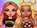 Spil Rainbow Girls Dress Up Challenge online