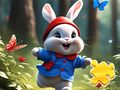 Spil Jigsaw Puzzle: Running Rabbit online