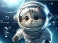 Spil Jigsaw-puslespil: Astronaut-kat online