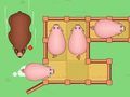 Spil Slide puslespil: Piggy bevægelse online