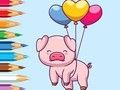 Spil Malebog: Ballongris  online