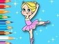 Spil Malebog: Balletpige  online