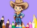 Spil Malebog: Cowboy  online