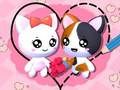 Spil Love Cat Draw Puslespil  online