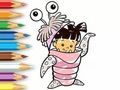 Spil Malebog: Monster Costume Girl  online