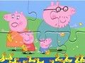Spil Jigsaw Puzzle: Peppa Pig Feed Ducks online