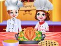 Spil Kokken tvillinger Thanksgiving middag madlavning  online