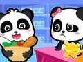 Spil Jigsaw Puzzle: Baby Panda Supermarked  online